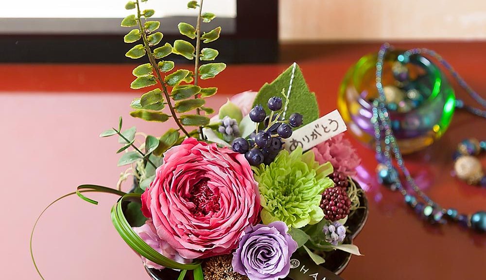 母の日 プリザーブドフラワー「華碗(はなわん)~ありがとうを添えて~」